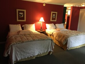 Deluxe Room, 2 Queen Beds | Individually decorated, blackout drapes, free WiFi, bed sheets