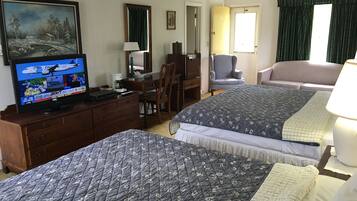Deluxe Room, 2 King Beds | Individually decorated, blackout drapes, free WiFi, bed sheets