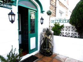 Entrada de la propiedad