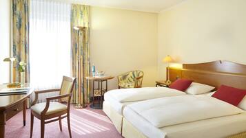 Double Room | Minibar, in-room safe, desk, cribs (free)