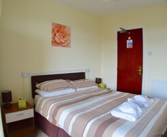 Hypo-allergenic bedding, in-room safe, individually decorated, desk