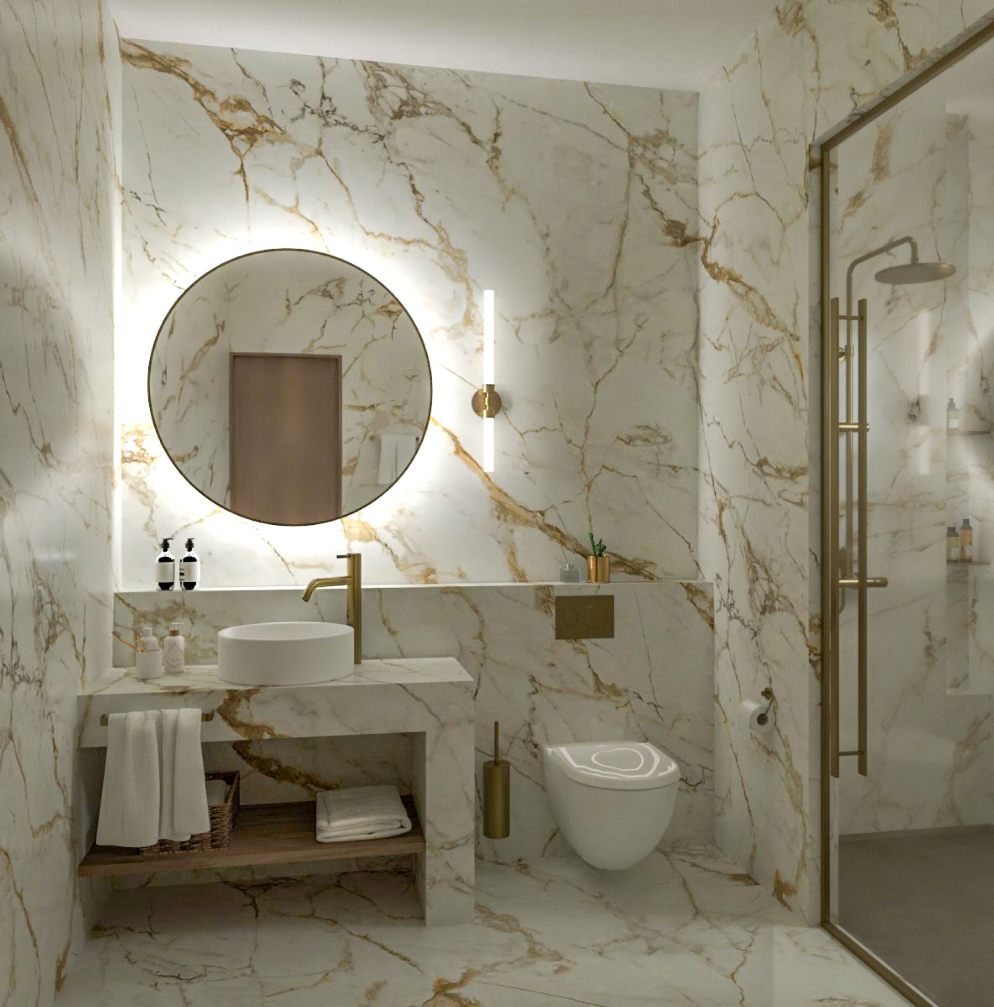 Luxury Villa, 2 Bedrooms, Sea View | Bathroom | Hair dryer, towels