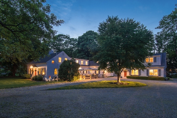 Front of property - evening/night