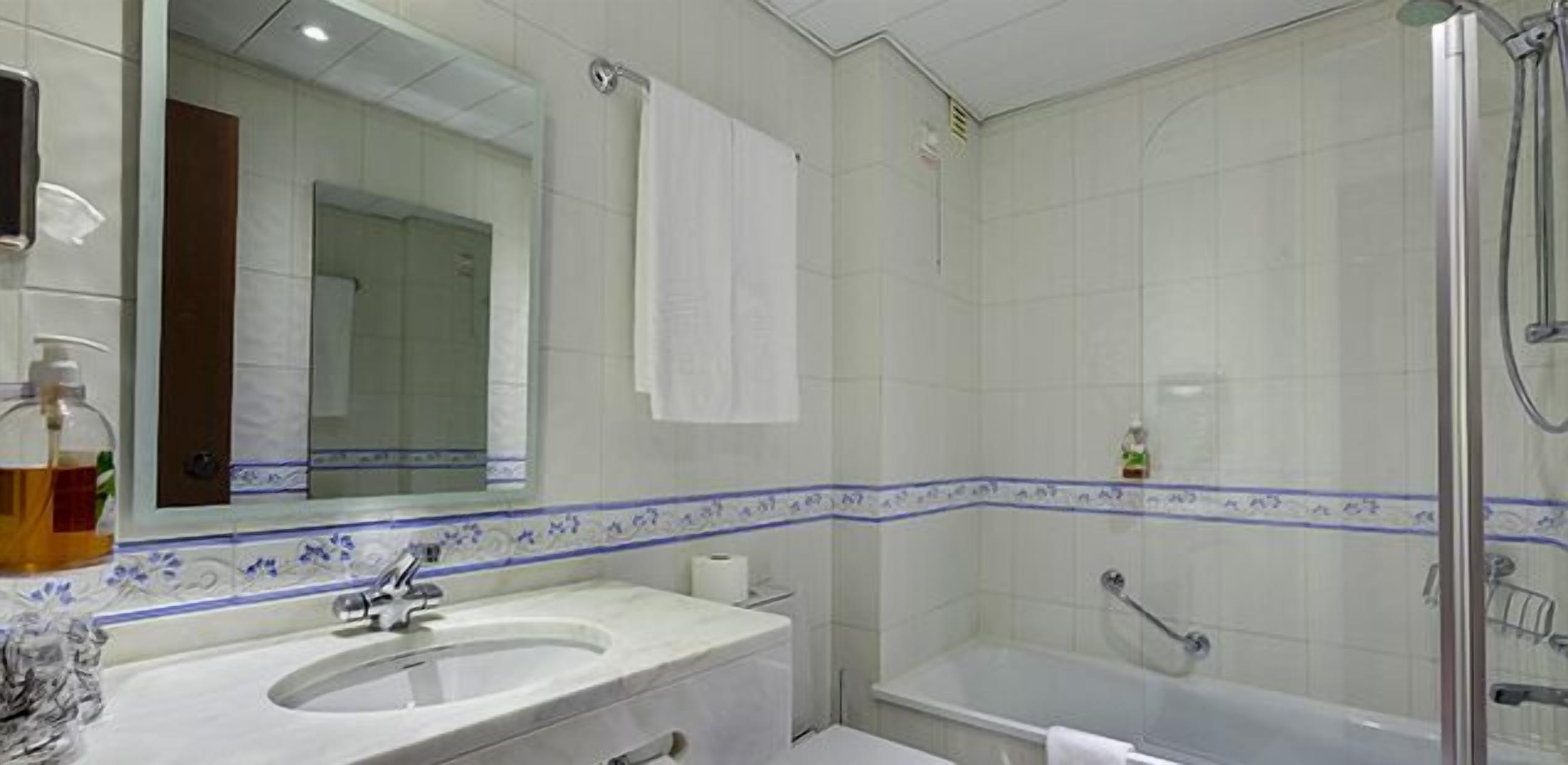 free toiletries, hair dryer, towels