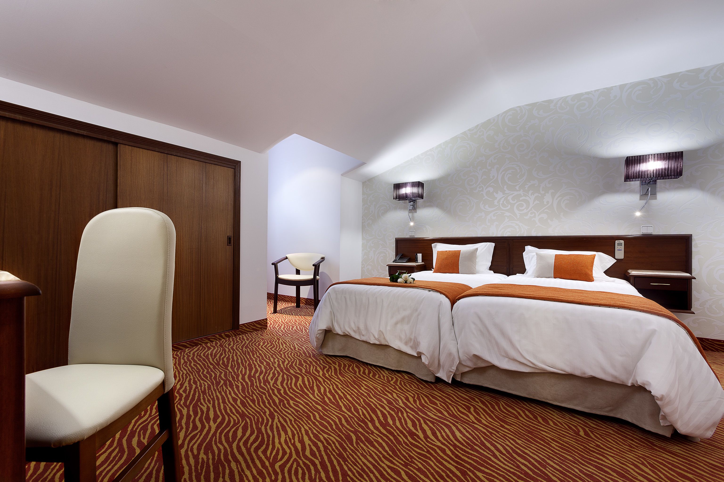 double or twin room | in-room safe, desk, blackout curtains, soundproofing