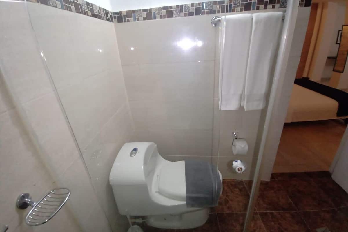 Baño | Regadera y secadora de cabello