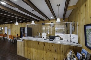 Quiosque de check-in/check-out