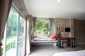 Familien-Dreibettzimmer | Ausblick vom Zimmer