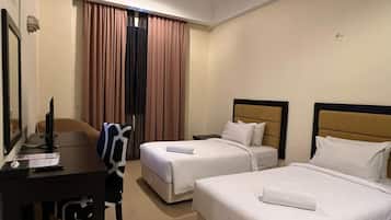 In-room safe, desk, blackout curtains, iron/ironing board