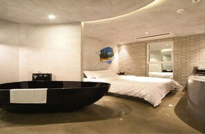 Deluxe Double Room | Free WiFi, bed sheets - Hotel Star The Masterpiece Suite (Seoul)