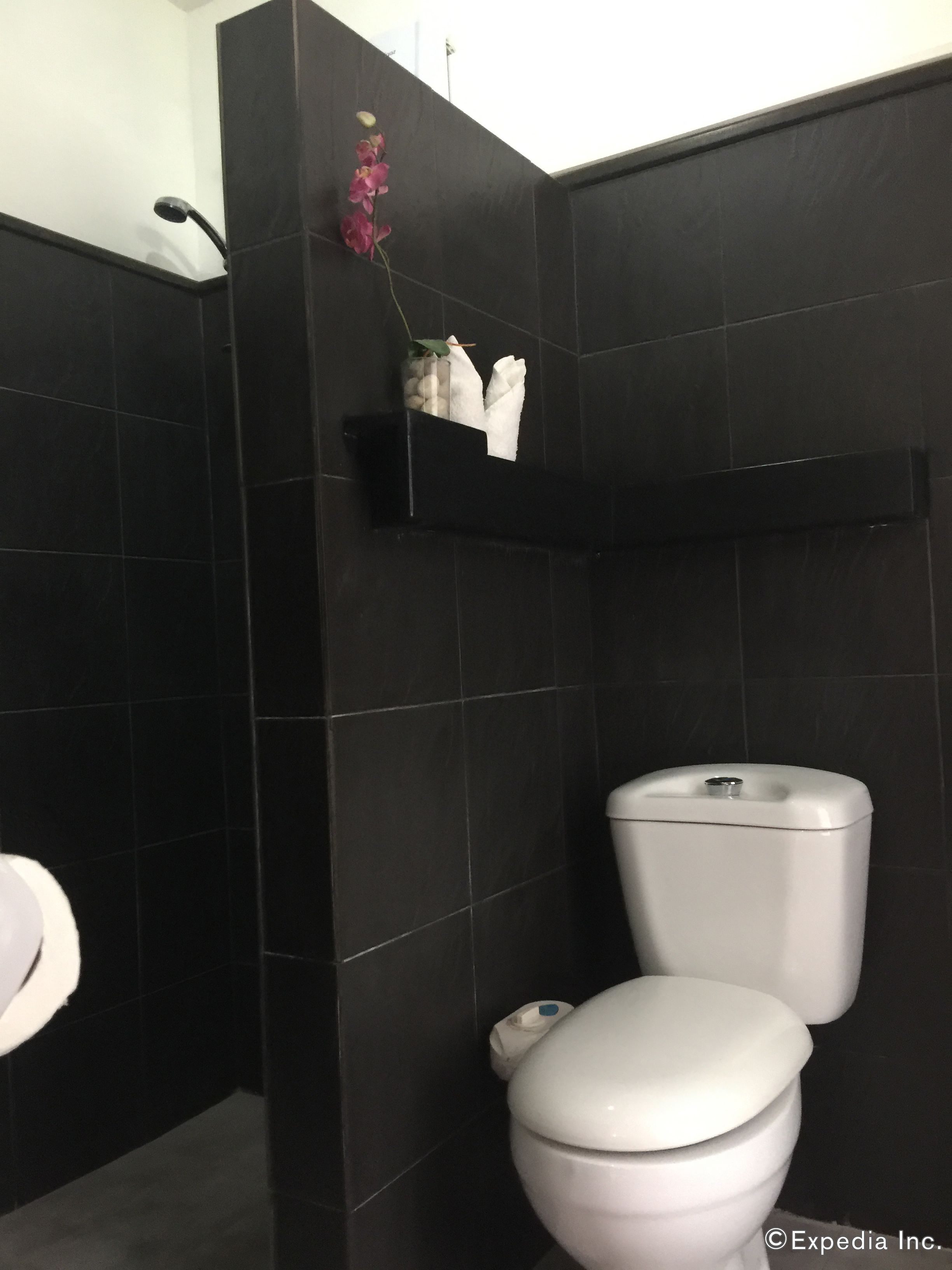 deluxe double room, 1 bedroom, ocean view | bathroom | shower, free toiletries, hair dryer, towels