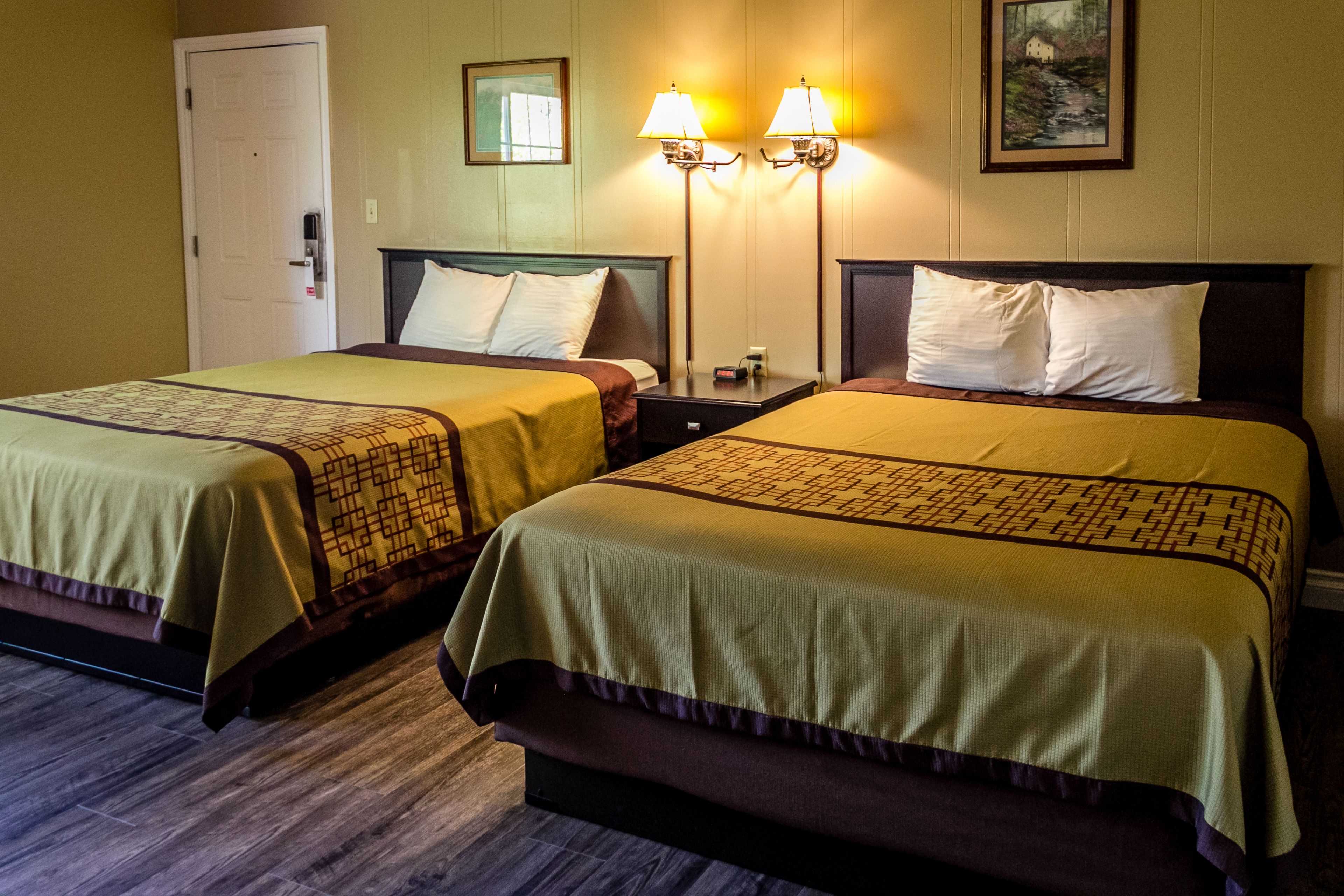 Room, 2 Double Beds | Premium bedding, desk, iron/ironing board, free WiFi