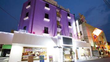 Front of property - evening/night