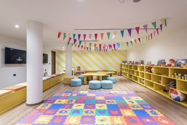 Innendørs lekeområde for barn