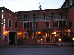 Front of property – evening/night