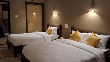 Premium-sengetøj, skrivebord, gratis Wi-Fi