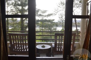 Deluxe Double Room, 1 King Bed | Balcony view