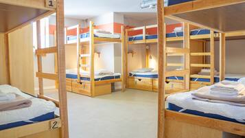 Shared Dormitory, 12 Single Beds | 1 bedroom, free WiFi, bed sheets