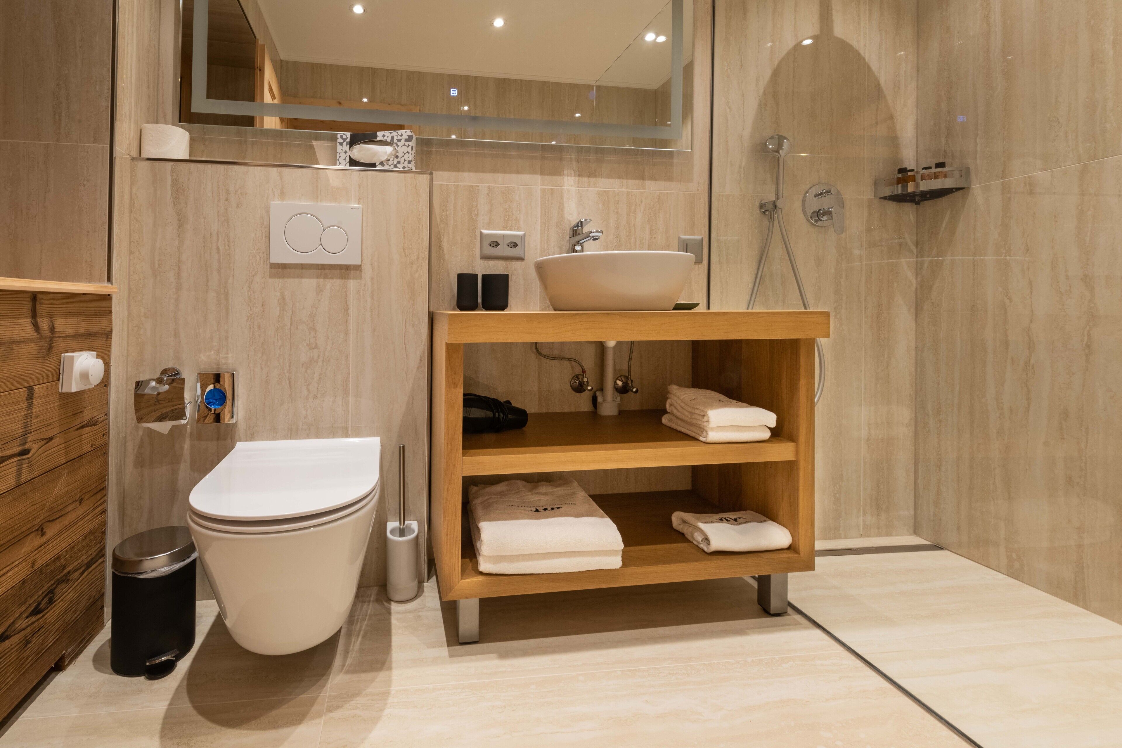 free toiletries, hair dryer, towels, soap