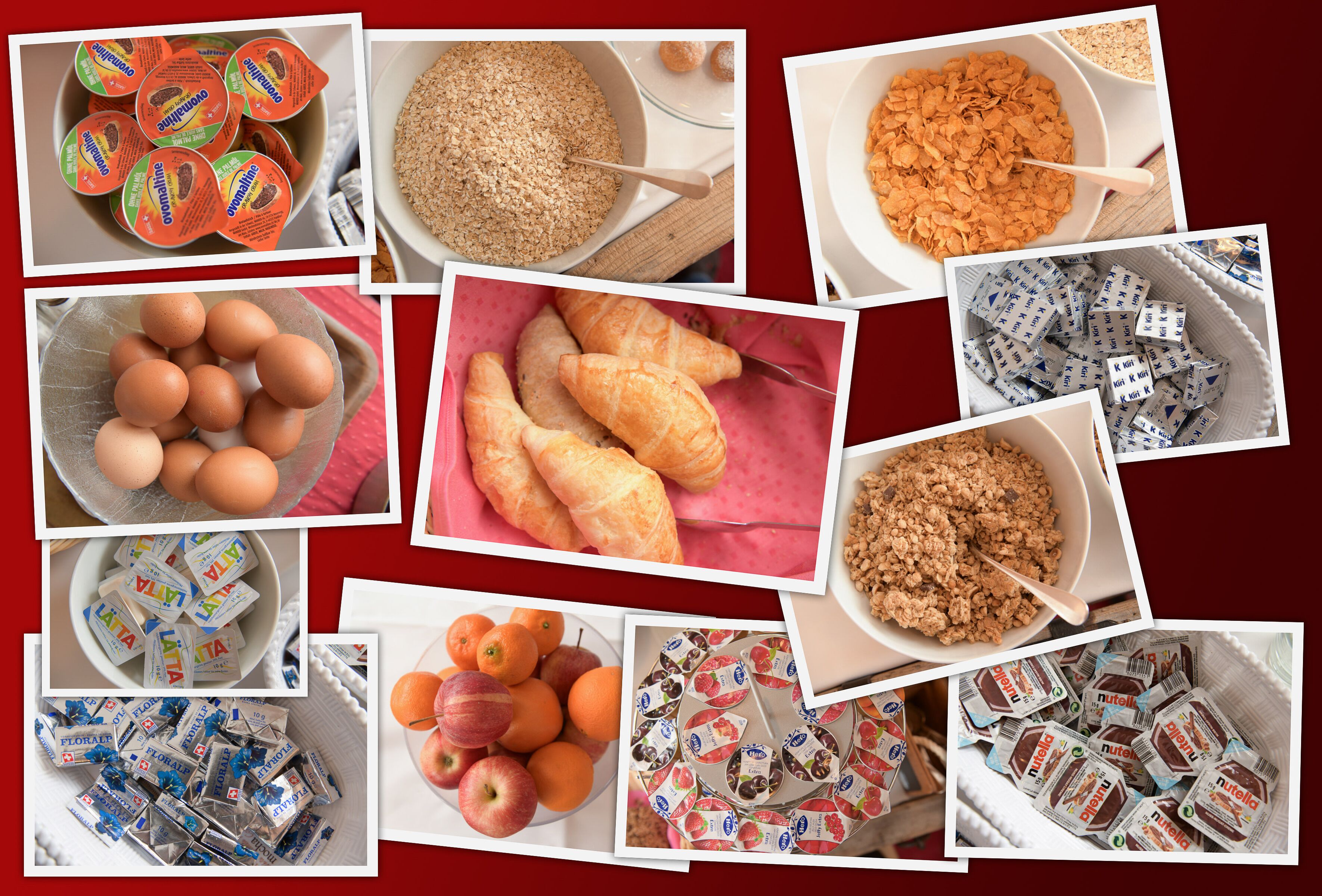 free daily self-service breakfast