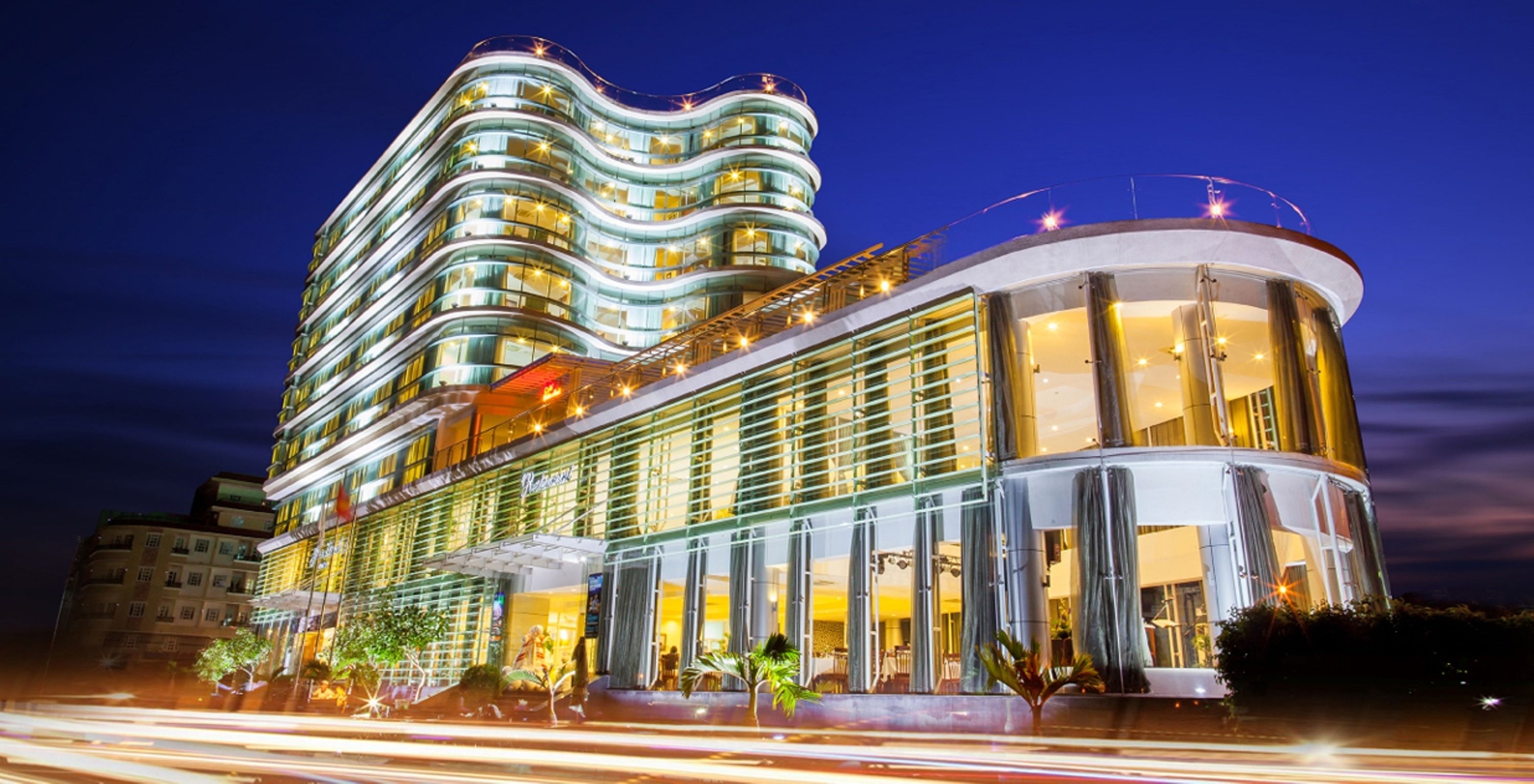 Front of property – evening/night