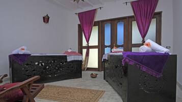 Body treatments, aromatherapy, hot stone massages, deep-tissue massages