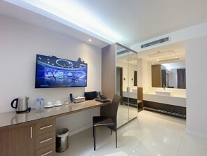 家庭客房, 2 張加大雙人床, 城市景 (Family Deluxe with windows) | 城景