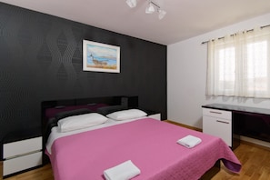 Apartment, 2 Bedrooms, Terrace, Sea View | Premium bedding, desk, rollaway beds, free WiFi