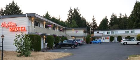 Majoituspaikan julkisivu