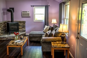 Villa, 1 Bedroom | Living area | 32-inch flat-screen TV with cable channels, TV