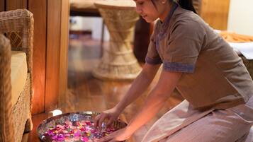 Aromatherapy, body scrubs, facials, manicures and pedicures