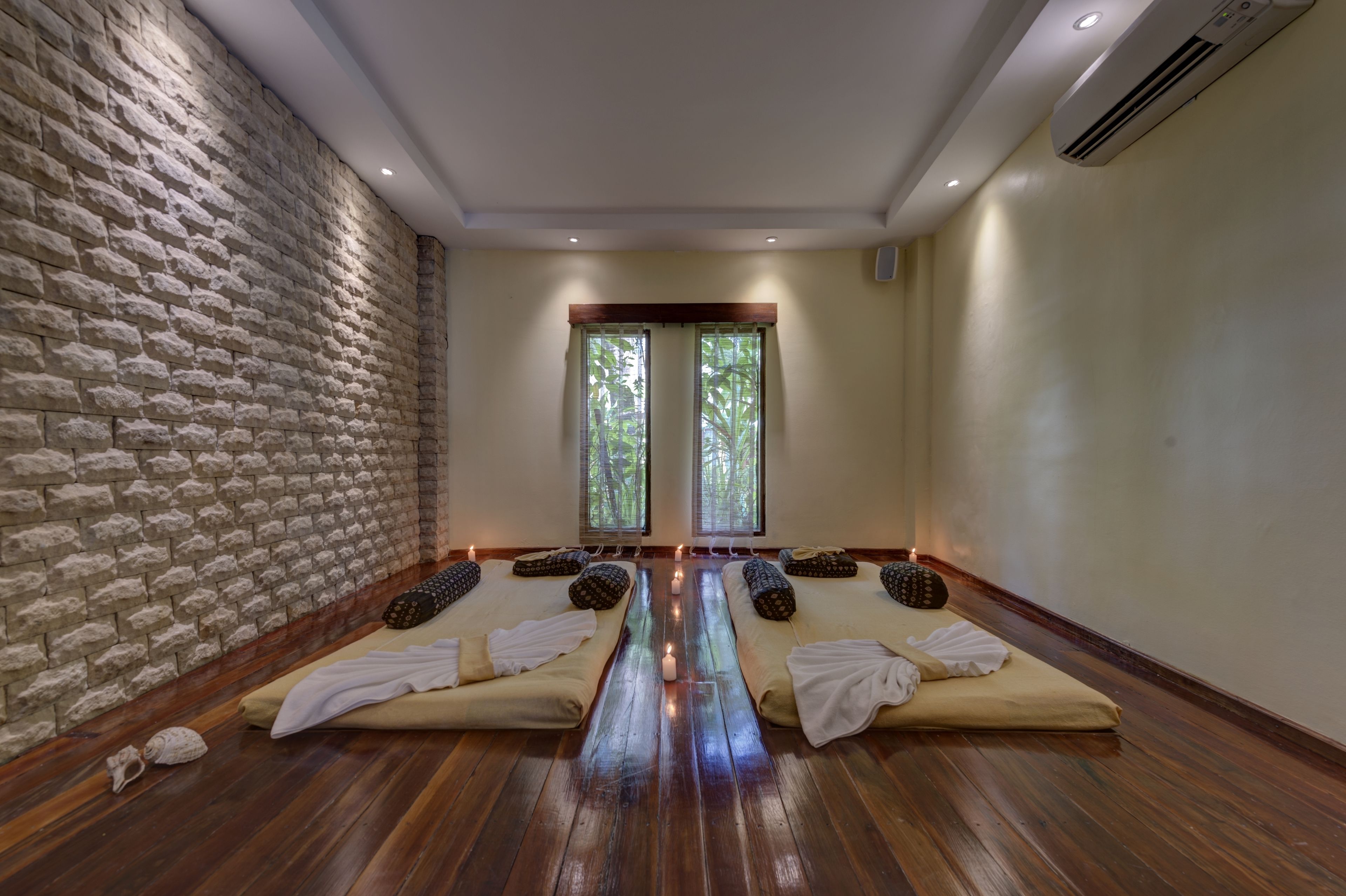 aromatherapy, body scrubs, facials, manicures and pedicures