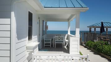 Premier Cottage, 2 Bedrooms, Sea View, Poolside | Terrace/patio