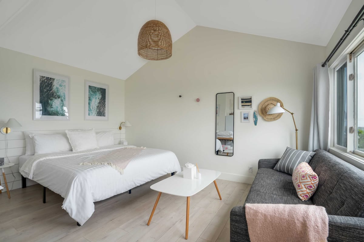 Ferienhaus, Meerblick | Bettwäsche aus ägyptischer Baumwolle, hochwertige Bettwaren