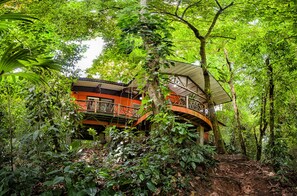 Bungalow estándar, 2 camas matrimoniales, cocineta, vista al río | Camas extra y ropa de cama 