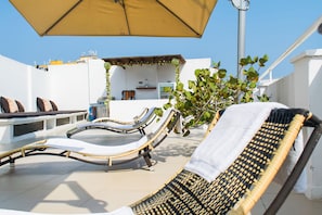Terrace/patio - Hostal Boutique Casa Escallon - Hostel (Cartagena)