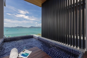 Seaview Pool Suite | In-room safe, individually furnished, desk, blackout curtains - X10 Seaview Suites Panwa Beach (Wichit)