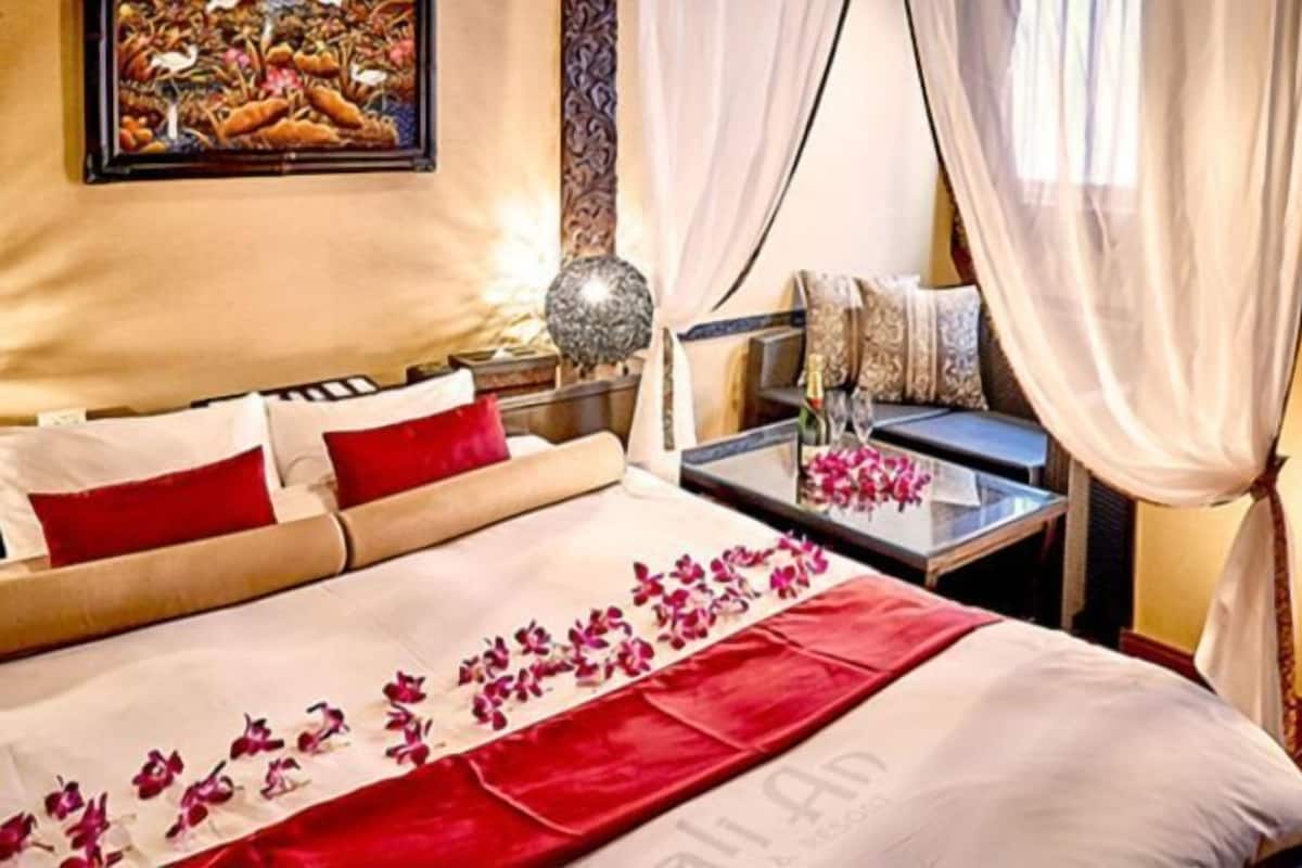 1 Schlafzimmer, Daunenbettdecken, Zimmersafe, Schreibtisch