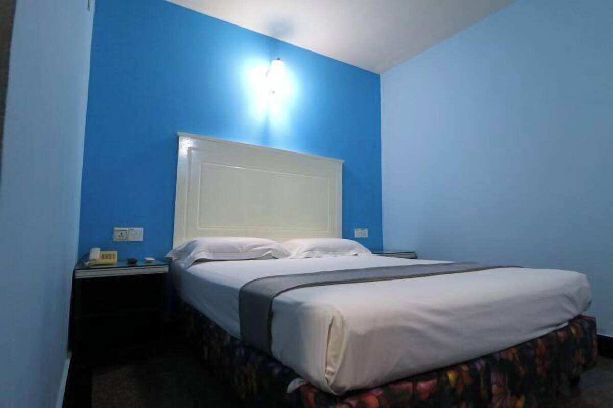 Desk, blackout curtains, iron/ironing board (on request), free WiFi