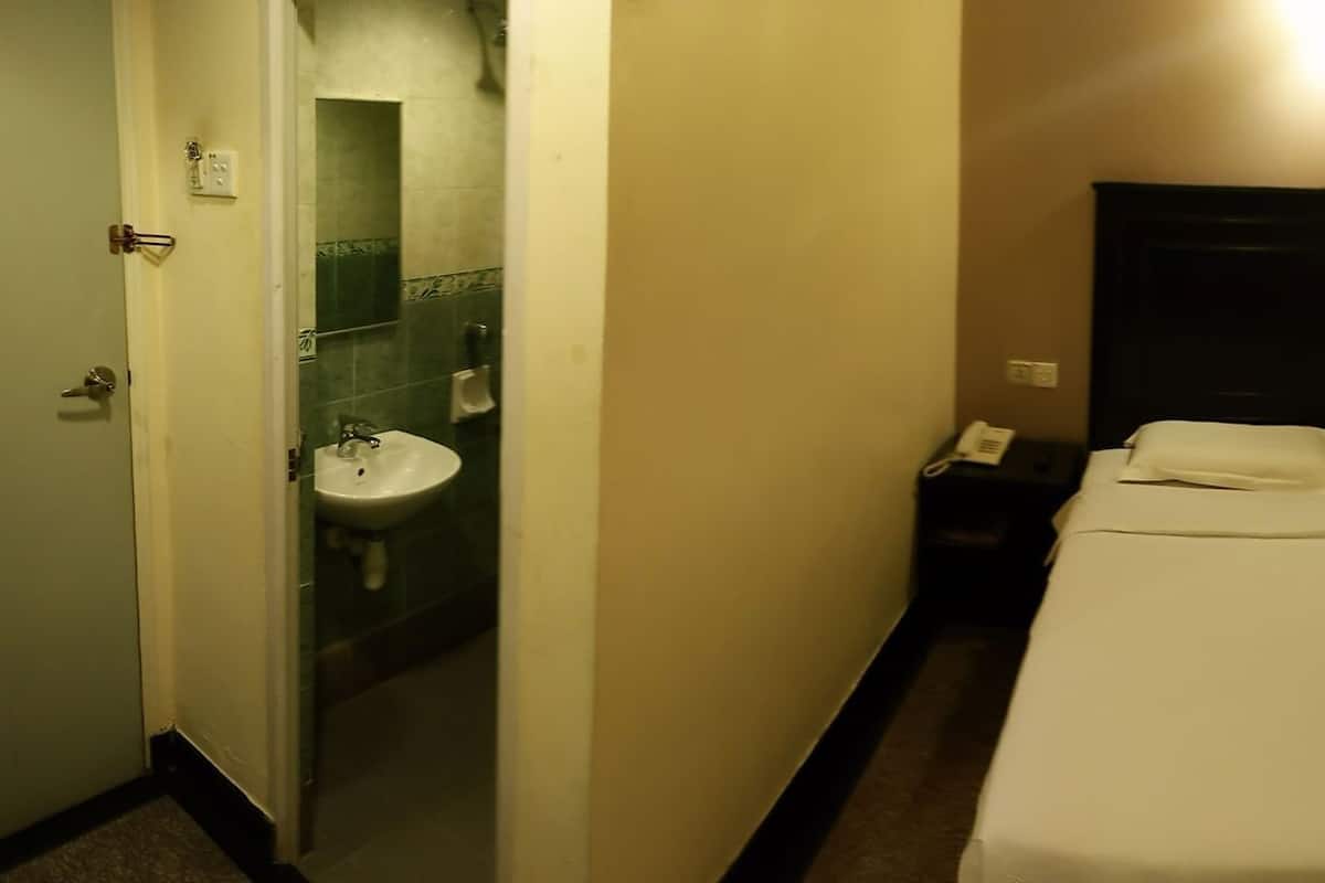 Desk, blackout curtains, iron/ironing board, free WiFi