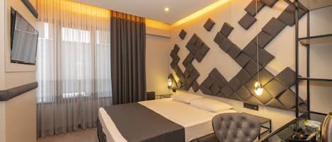 Quarto casal ou duplo standard | Roupas de cama premium, frigobar, cofres nos quartos, cortinas blackout