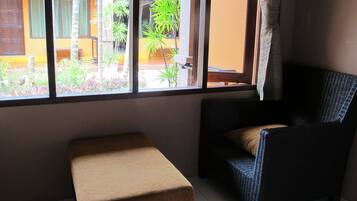 Dupleks Deluks, 1 kamar tidur, Bebas Asap Rokok | Area keluarga | TV layar datar