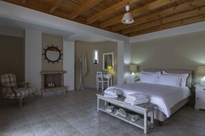 Vila, 3 quartos, vista para o mar | Roupas de cama de algodão egípcio, roupas de cama premium