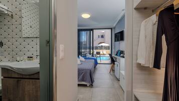 Double Room Pool Front Sharing Pool | 1 間臥室、高級寢具、布置獨特、隔音