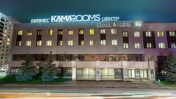 Front of property – evening/night