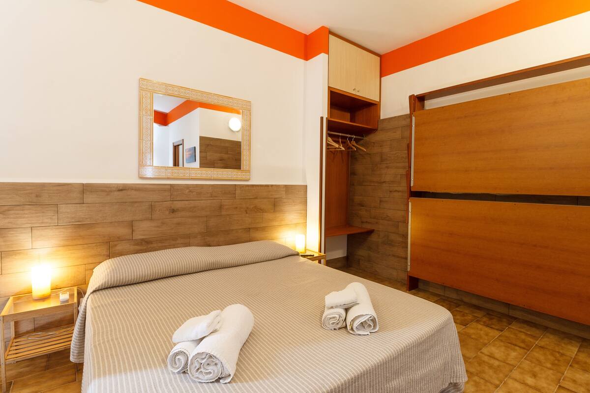 Standard Quadruple Room, Garden View, Garden Area | Premium bedding, desk, WiFi (free), bed sheets