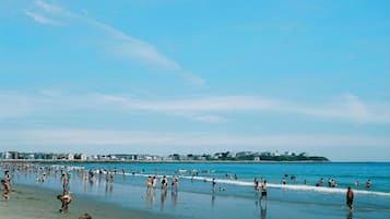 En la playa