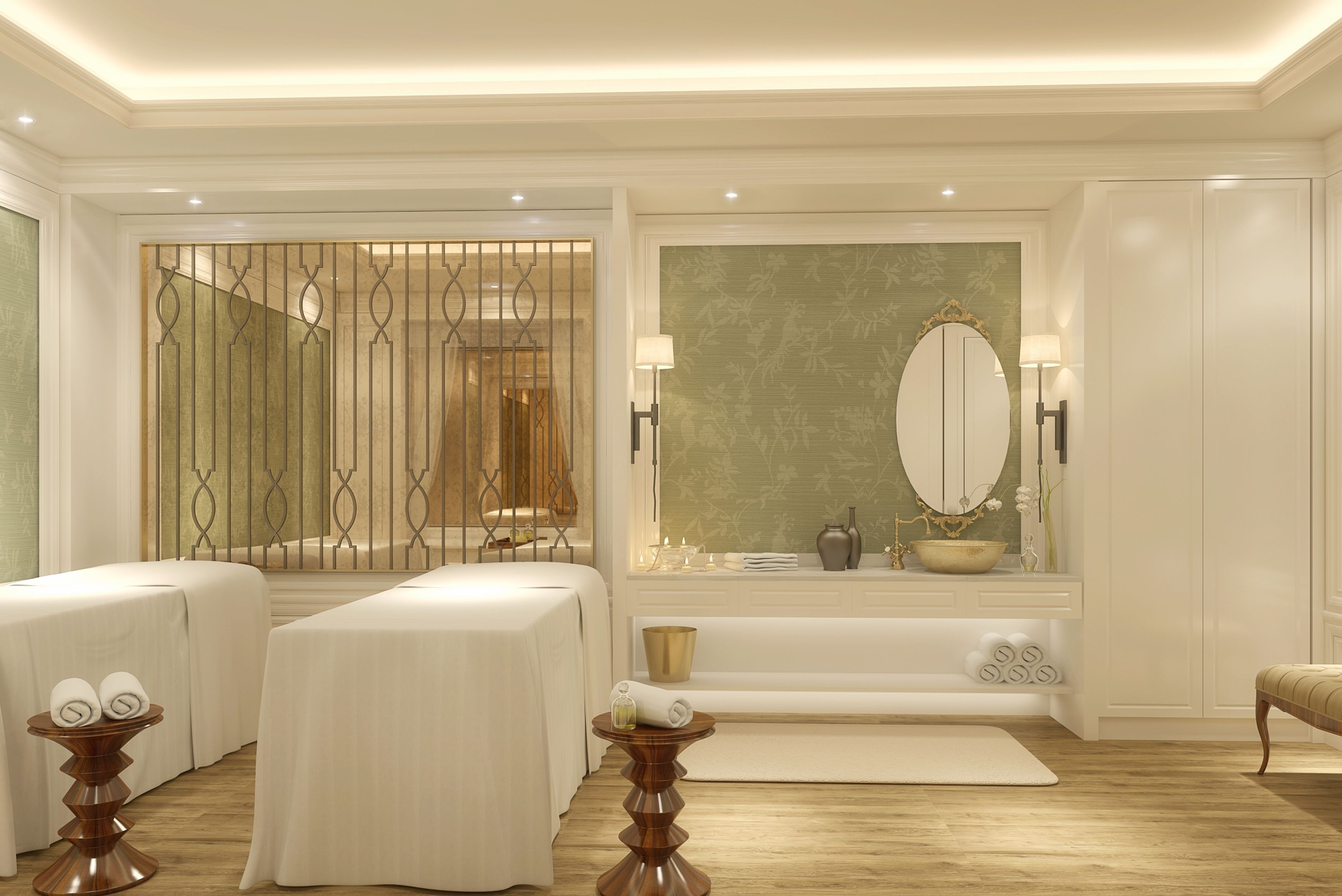 sauna, steam room, turkish bath/hammam, body treatments