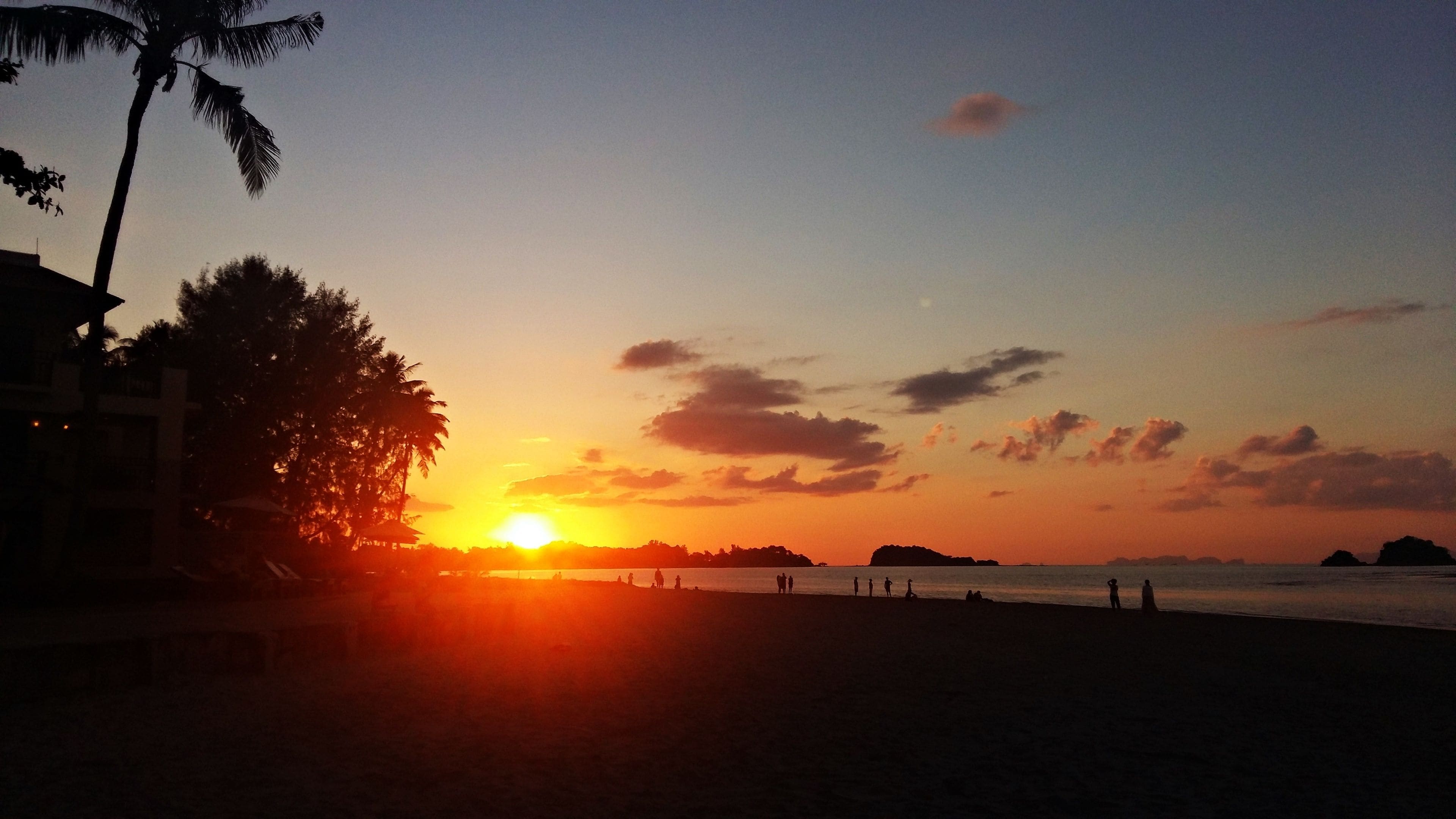 on the beach, white sand, beach towels