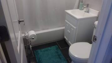 Free toiletries, hair dryer